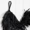 4ft. Artificial Real Touch Halloween Black Norfolk Island Pine Garland with Natural Look